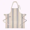 Küchenschürze Oxford Grau Gestreift