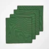 Stoffservietten Aus Baumwolle, 4er-Set, Dunkelgrün