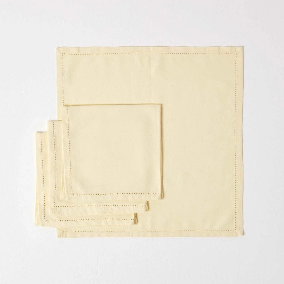 Stoffservietten Aus Baumwolle, 4er-Set, Creme 2 Stoffservietten Aus Baumwolle, 4er-Set, Creme – Bild 2