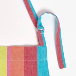 Küchenschürze Bunt Gestreift 100% Baumwolle -Homescapes Sale Haus kt1232 3