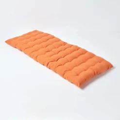 Bankauflage Orange 100% Baumwolle