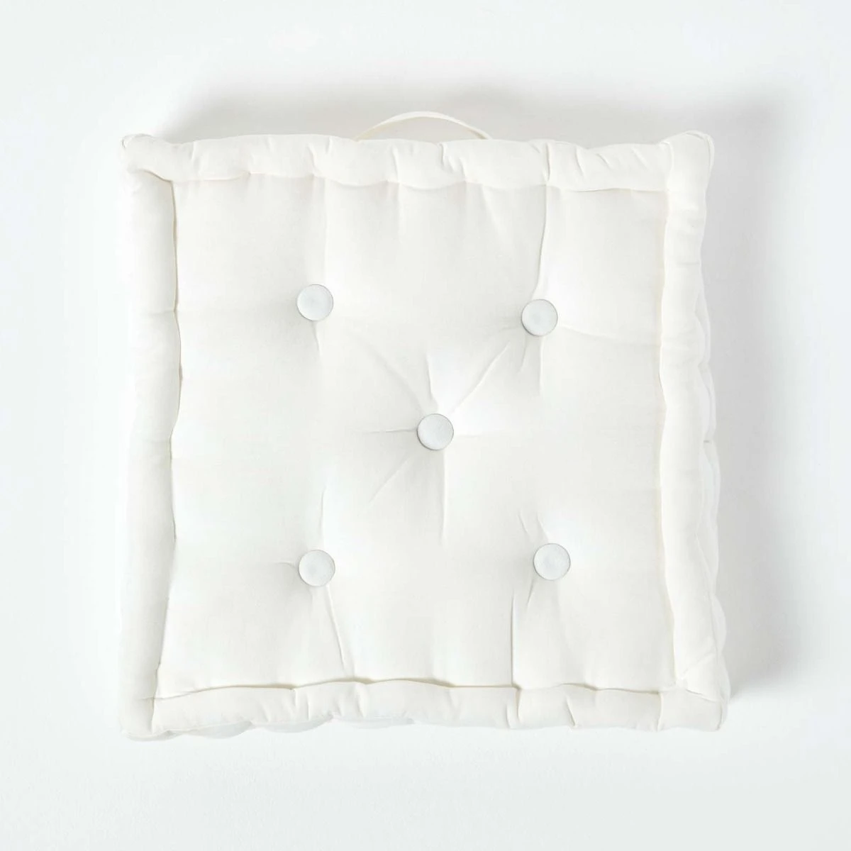 Sitzkissen Unifarben Naturweiss 3 Sitzkissen Unifarben Naturweiss – Bild 3