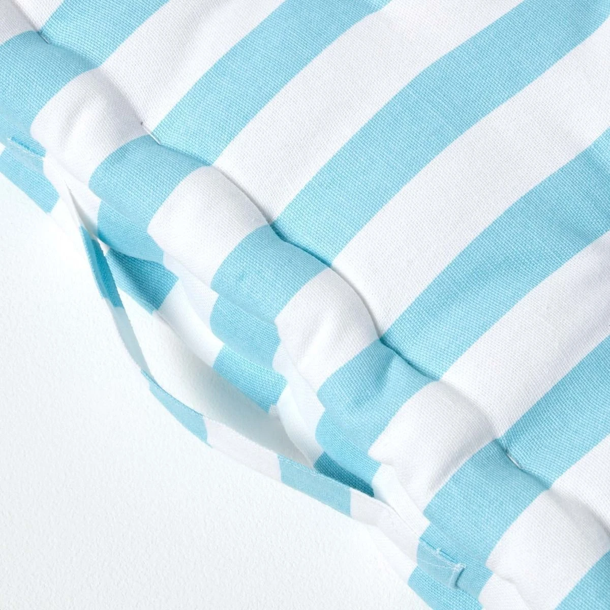 Sitzkissen Breite Streifen Blau 100% Baumwolle 4 Sitzkissen Breite Streifen Blau 100% Baumwolle – Bild 4