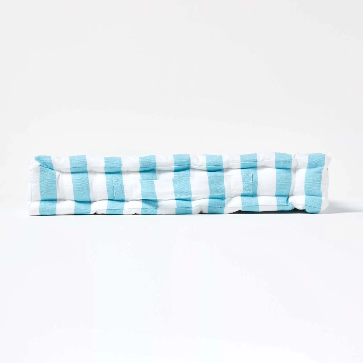 Sitzkissen Breite Streifen Blau 100% Baumwolle 5 Sitzkissen Breite Streifen Blau 100% Baumwolle – Bild 5