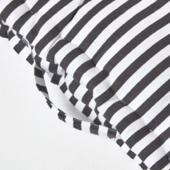 Sitzkissen Dünne Streifen Schwarz 100% Baumwolle -Homescapes Sale Haus kt1323 04