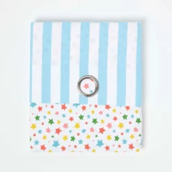 Gardinen Mit Ösen Sterne Bunt Im 2er Set 100% Baumwolle -Homescapes Sale Haus kt1399 1 3