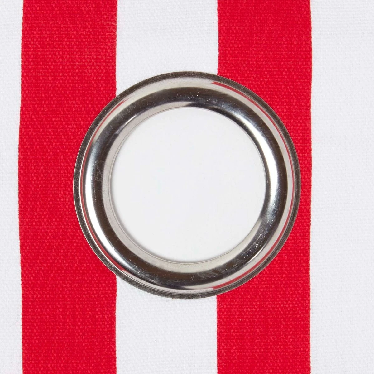 Gardinen Mit Ösen Polka Dots & Streifen Rot Im 2er Set 100% Baumwolle 4 Gardinen Mit Ösen Polka Dots & Streifen Rot Im 2er Set 100% Baumwolle – Bild 4