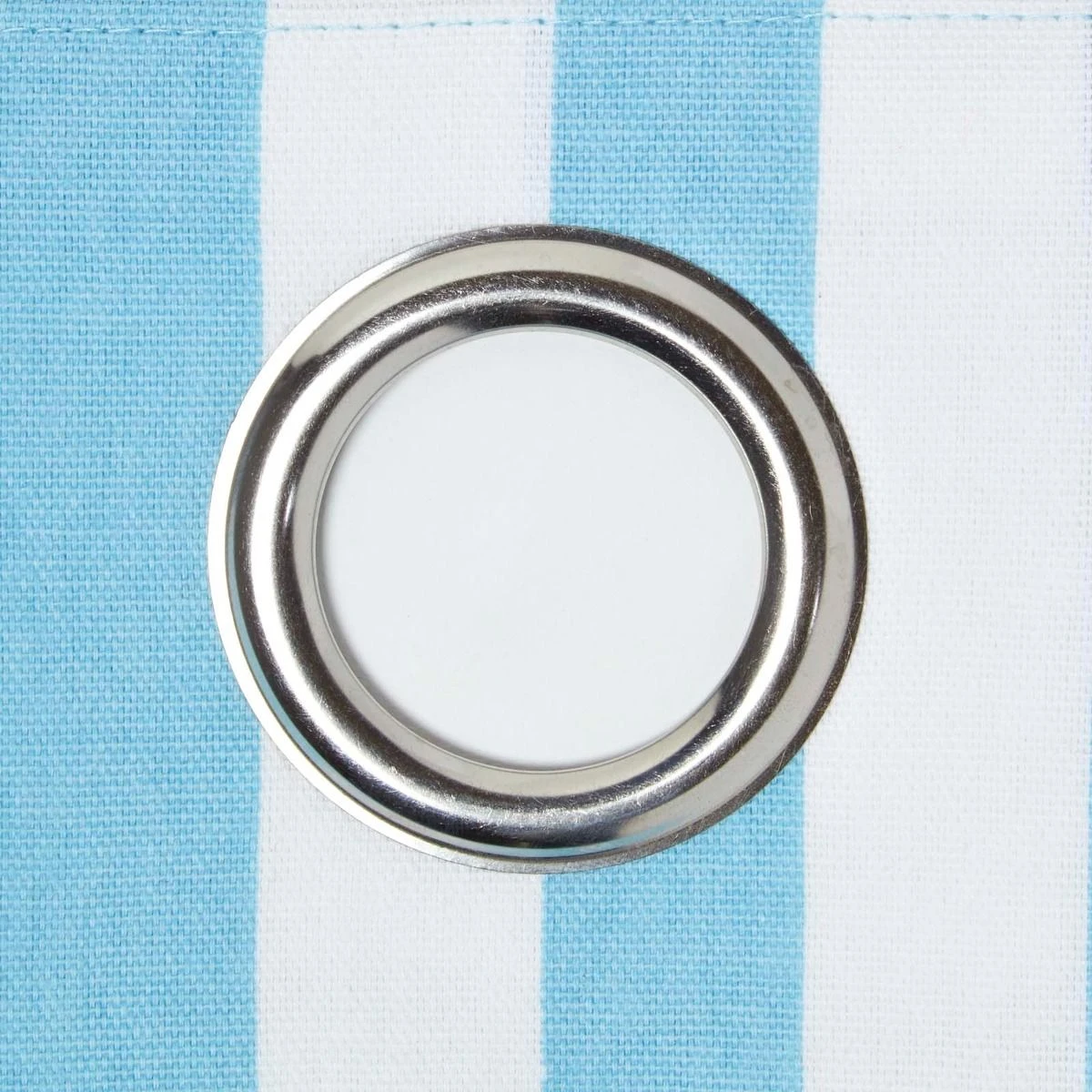 Gardinen Mit Ösen Polka Dots & Streifen Blau Im 2er Set 100% Baumwolle 3 Gardinen Mit Ösen Polka Dots & Streifen Blau Im 2er Set 100% Baumwolle – Bild 3