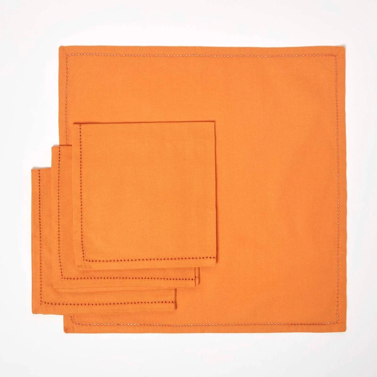 Stoffservietten Aus Baumwolle, 4er-Set, Terracotta 3 Stoffservietten Aus Baumwolle, 4er-Set, Terracotta – Bild 3