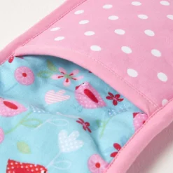 Ofenhandschuh Doppelt Vögel & Blumen -Homescapes Sale Haus kt1523b 04