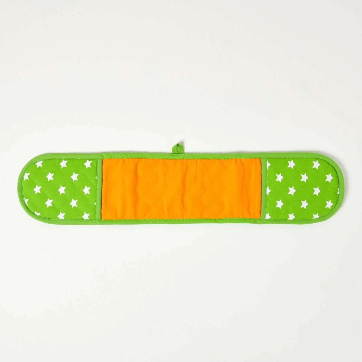 Ofenhandschuh Doppelt Sterne Grün 2 Ofenhandschuh Doppelt Sterne Grün – Bild 2