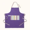 Küchenschürze Unifarben Lila