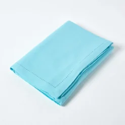 Tischdecke Aus 100% Baumwolle, Hellblau -Homescapes Sale Haus kt1555c 05
