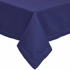 Tischdecke Aus 100% Baumwolle, Marineblau
