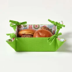 Brotkorb Stoff Wendemuster Retro Blumen -Homescapes Sale Haus kt1573 03