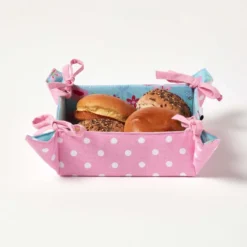 Brotkorb Stoff Wendemuster Vögel & Blumen -Homescapes Sale Haus kt1575 03