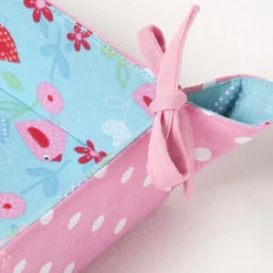 Brotkorb Stoff Wendemuster Vögel & Blumen -Homescapes Sale Haus kt1575 04