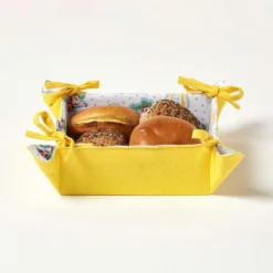 Brotkorb Stoff Wendemuster Paisley & Punkte -Homescapes Sale Haus kt1578 03