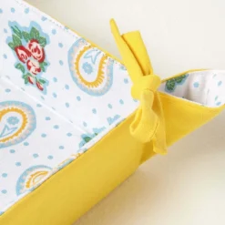 Brotkorb Stoff Wendemuster Paisley & Punkte -Homescapes Sale Haus kt1578 04