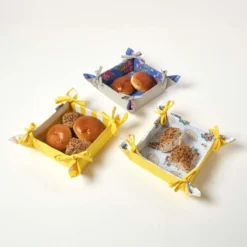 Brotkorb Stoff Wendemuster Paisley & Punkte -Homescapes Sale Haus kt1578 05