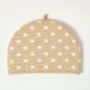 Teekannenwärmer Sterne Beige Design Tea Cosy