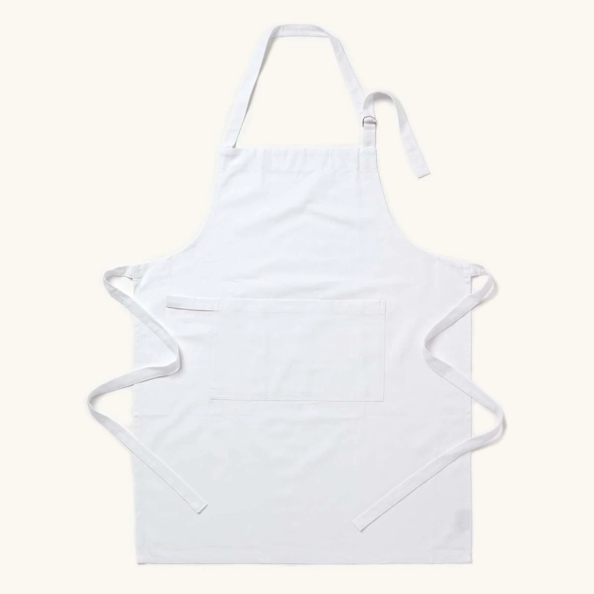 Küchenschürze Unifarben Weiß 1 Küchenschürze Unifarben Weiß