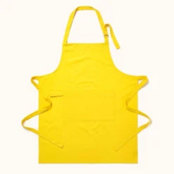 Küchenschürze Unifarben Gelb