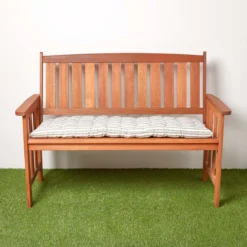 Bankauflage Mit Streifen, 100% Baumwolle, Grau 11 Bankauflage Mit Streifen, 100% Baumwolle, Grau -Homescapes Sale Haus kt1632a 05 1