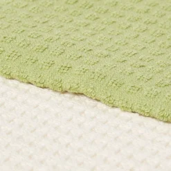 Waffelpiqué-Geschirrtücher Mit Oliven-Motiv Im 2er Set, 40 X 60 Cm -Homescapes Sale Haus kt1641b 3