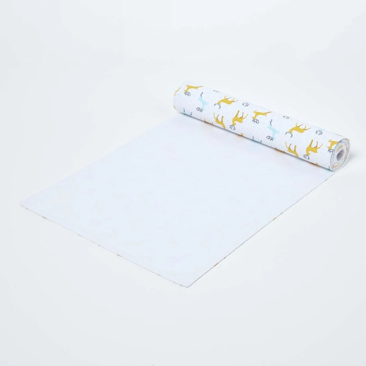 Weihnachtstischläufer Majestätischer Hirsch, Grau-gelb 4 Weihnachtstischläufer Majestätischer Hirsch, Grau-gelb – Bild 4