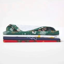 Weihnachtsservietten Rentier, 4er Set, Rot -Homescapes Sale Haus kt1668 5