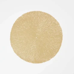 4er-Set Runde Tischsets – 38 Cm, Gold -Homescapes Sale Haus kt1701 5