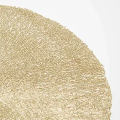 4er-Set Runde Tischsets – 38 Cm, Gold -Homescapes Sale Haus kt1701 7