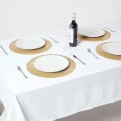 4er-Set Runde Tischsets – 38 Cm, Gold -Homescapes Sale Haus kt1701 8