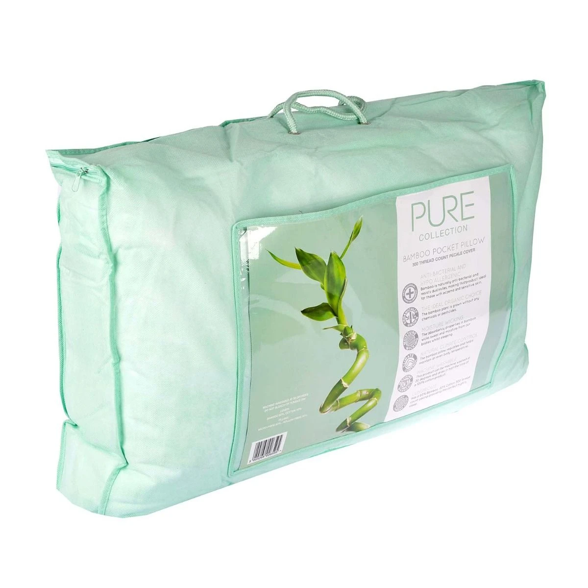 Bio Gesundheitskissen Bambus Komfort Kissen Medium 50 X 75 Cm 2 Bio Gesundheitskissen Bambus Komfort Kissen Medium 50 X 75 Cm – Bild 2