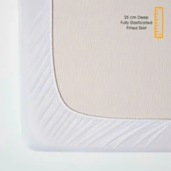 Gesteppter Matratzenschoner Mit Spannumrandung -Homescapes Sale Haus mp1116 cm 3