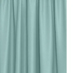 Verdunklungsvorhang Kräuselband, Chevron, Pastellblau -Homescapes Sale Haus pastel blue herringbone pencil pleat 4 9