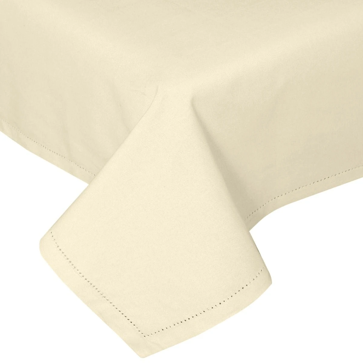 Tischdecke Aus 100% Baumwolle, Creme 1 Tischdecke Aus 100% Baumwolle, Creme