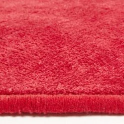 Roter Kurzflor-Teppich Aus 100% Baumwolle -Homescapes Sale Haus ru1234b 04