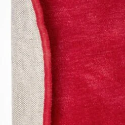 Roter Kurzflor-Teppich Aus 100% Baumwolle -Homescapes Sale Haus ru1234b 05