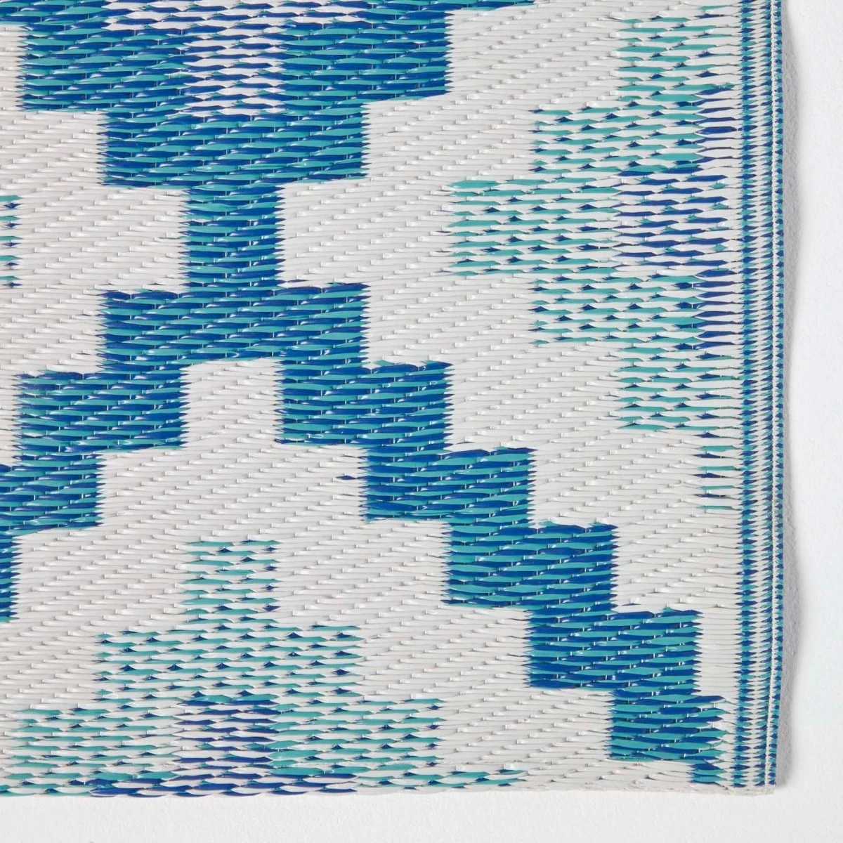 Outdoor-Teppich Mia Aus Polypropylen Mit Blauem Muster 3 Outdoor-Teppich Mia Aus Polypropylen Mit Blauem Muster – Bild 3