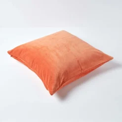 Samt-Kissenbezug In Orange -Homescapes Sale Haus sf1152 03