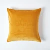 Samt-Kissenbezug In Senfgelb