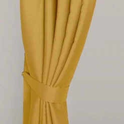 Raffhalter Für Verdunkelungsvorhang Chevron Senfgelb 2 Stück