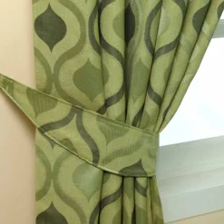 Raffhalter Für Jacquard Vorhänge Vevey Curves Green 2 Stück