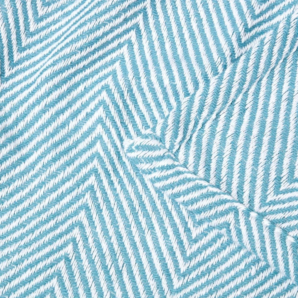 Tagesdecke Halden Mit Chevron-Muster, Seegrün/weiß 4 Tagesdecke Halden Mit Chevron-Muster, Seegrün/weiß – Bild 4
