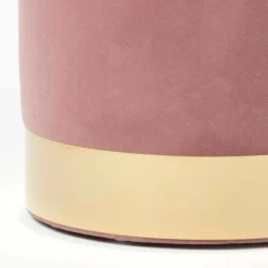 Clarence Samt-Sitzhocker Mit Stauraum, Pink -Homescapes Sale Haus sf2055 05