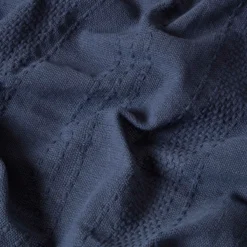 Baumwolldecke Kashi – Wohndecke / Überwurf Blau Mit Fransen -Homescapes Sale Haus sf2267a 4 3