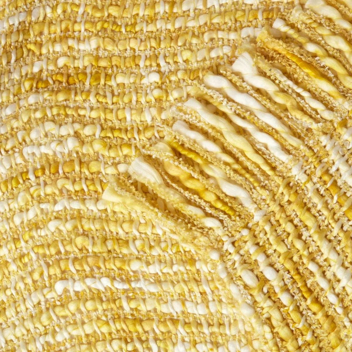 Plaid / Decke Ophelia 125 X 150 Cm – Überwurf Mit Fransen, Gelb Meliert 5 Plaid / Decke Ophelia 125 X 150 Cm – Überwurf Mit Fransen, Gelb Meliert – Bild 5