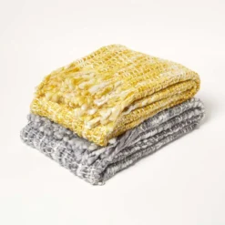 Plaid / Decke Ophelia 125 X 150 Cm – Überwurf Mit Fransen, Gelb Meliert 11 Plaid / Decke Ophelia 125 X 150 Cm – Überwurf Mit Fransen, Gelb Meliert -Homescapes Sale Haus sf2271a 6